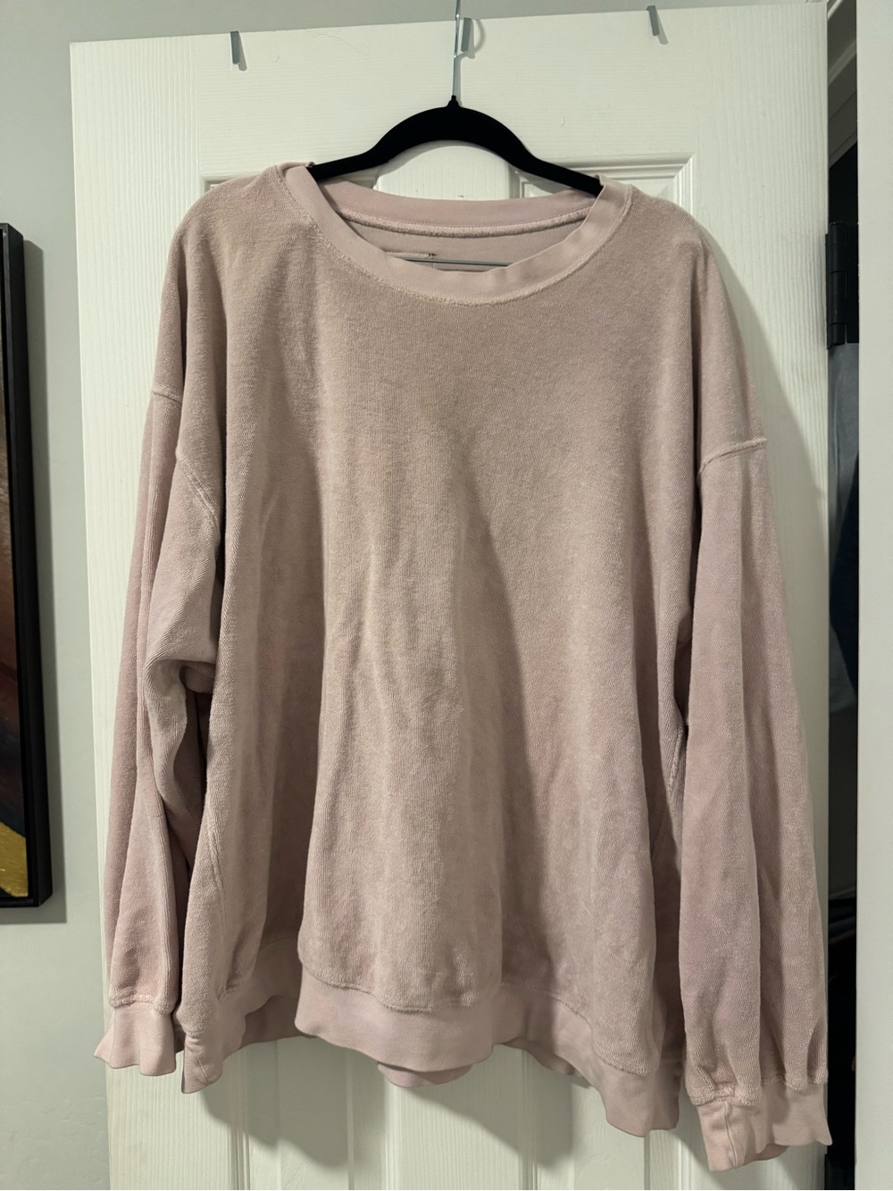 Daily drills terrycloth sweater